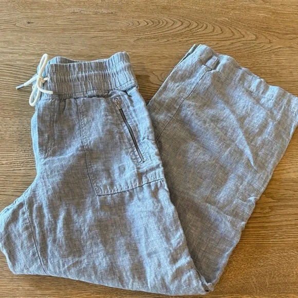 Athleta Women’s Cabo Linen Wide leg Pants - Picture 3 of 4